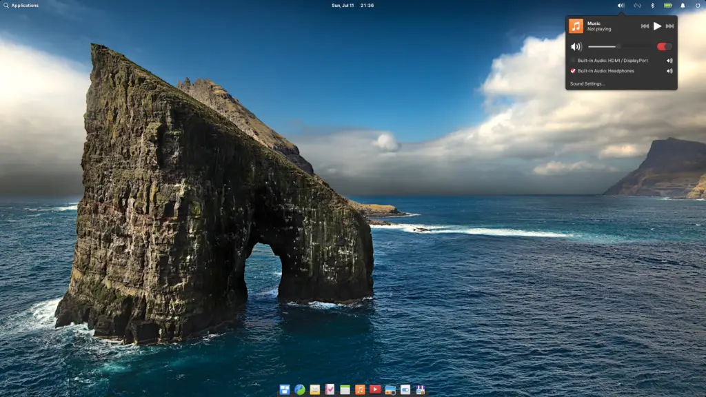 Elementary OS 6 Odin - Volume Controls - Ittwist