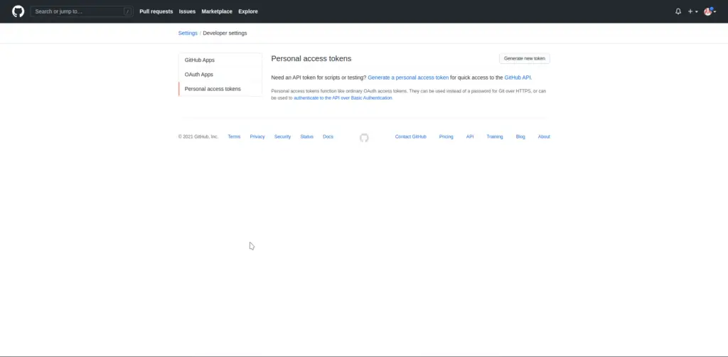 Setting up GitHub Personal Access Token - Ittwist